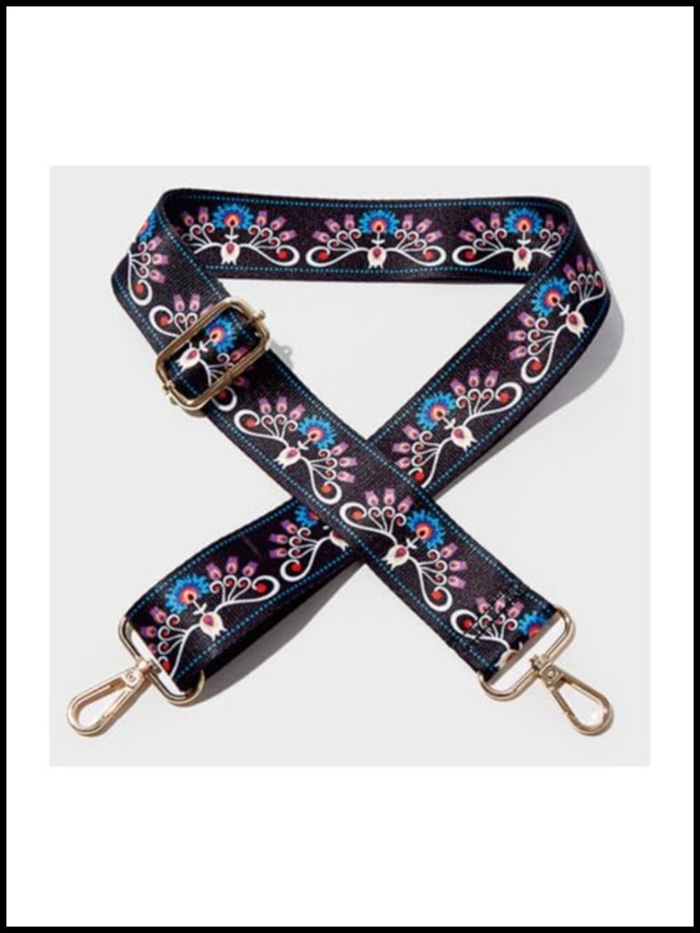 Adjustable Crossbody Purse Strap Replacement Nylon Shoulder Bag Strap